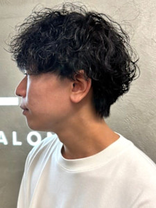 波巻きスパイラルパーマ ハードパーマ 束感マッシュ 30代 - 全室完全個室Men's hair salon STELLA掲載