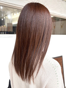 クラゲヘアー/オリーブグレー/黒髪/ココアベージュ/小顔/松