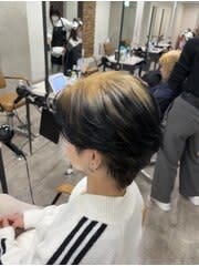 メンズルーツカラー/ブリーチ/グラデージョンカラー/池袋