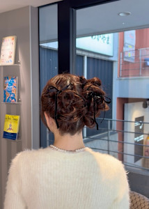 可愛いひつじさんアレンジヘア