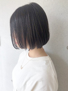 【morio成増/児玉】前髪無し　黒髪ボブ