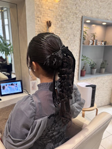 編み下ろしアレンジ♪