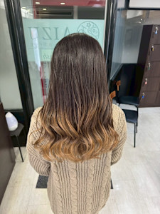 グラデーションカラー - AIZU本厚木 白髪ぼかし ハイライト バレイヤージュ 髪質改善掲載