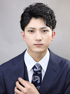 爽やか　清潔感　スーツ　かきあげ - LIPPS hair 難波【1/16 NEW OPEN】掲載