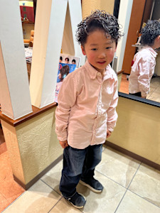 キッズスパイラルパーマ