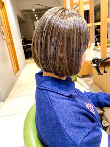 ボブ×大人ハイライト