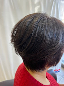 手ぐしで簡単 ふんわりショートボブ