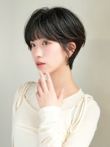 前下がりショート・ボブ/絶壁解消/前髪あり/40代/30代
