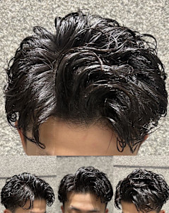 日本橋　室町　メンズ　ナチュラルパーマ