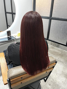 ＊ブリーチなしレッドブラウン＊