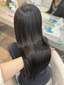 小顔ヘア/髪質改善/ブリーチなしカラー/ヘアアレンジ