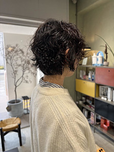 ショートヘア×パーマ