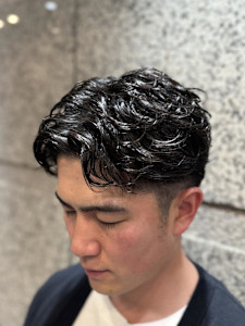 銀座　カットパーマ