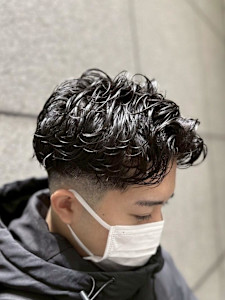 銀座　フェードパーマ