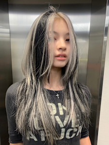 オーダーメイド　デザインカラー　ケアブリーチカラー　ウルフ