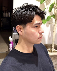 刈り上げアップバング  森