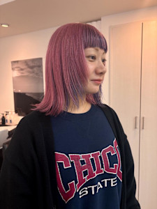 髪質改善ケアブリーチ/顔まわりカット