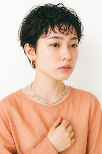 原宿マッシュウルフニュアンスパーマスパイラルパーマ30代40