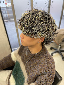 波巻きプードル/メッシュ【福岡/天神/メンズパーマ】