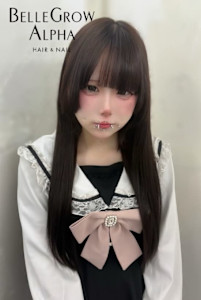 カラー＋エクステ - BELLE GROW ALPHA HAIR&NAIL掲載