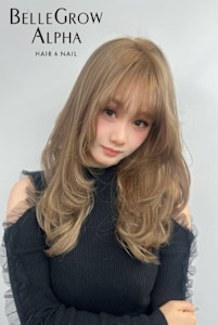 カット＋カラー - BELLE GROW ALPHA HAIR&NAIL掲載