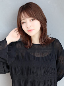 外ハネミディアム - 髪質改善 博多 祇園 美容室 im掲載