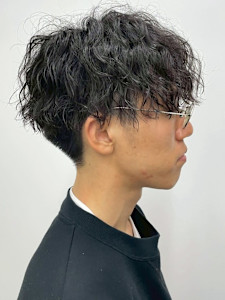 波巻きパーマ 刈り上げ ツーブロック マッシュ メンズパーマ - MENS SALON RUGGED 大野城店掲載