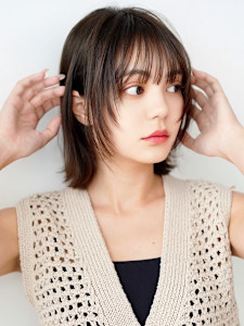 ボブ顔周りレイヤー - 髪質改善 博多 祇園 美容室 im掲載