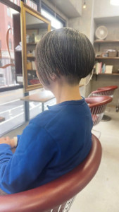 2ブロックアシンメトリーカット