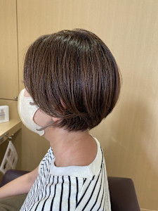 柔らかな印象☆丸みショート