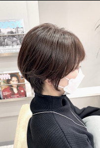 ショートボブ×ステラミルクティー