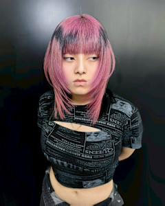 エンジェルリングカラー　ケアブリーチカラー　レイヤーカット