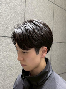 銀座　毛流れパーマ