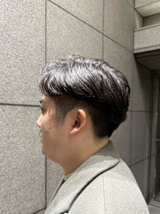 銀座　毛流れパーマ