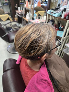 白髪ぼかしカラーリング