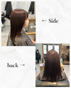 ≪お客様スタイル≫ うるツヤグレイカラーで人気な秋色に