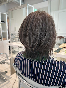 白髪ぼかしハイライト