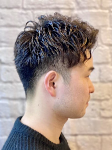 パーマ×ショートスタイル