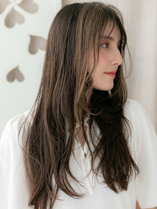 ミストバングフェイスフレーミングレイヤーロング20代30代 - mod's hair【モッズヘア】上尾/上尾西口店掲載