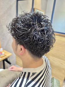 メンズランダムパーマ