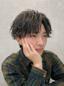 【福岡/天神/メンズカット】ゆるふわパーマ/シャドウパーマ