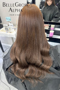 カラー＋エクステ - BELLE GROW ALPHA HAIR&NAIL掲載