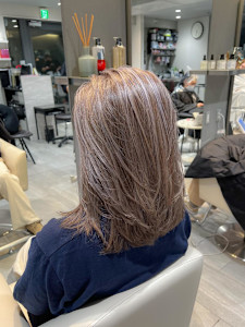 白髪ぼかし細めハイライト30代40代50代【藤沢　藤沢駅】