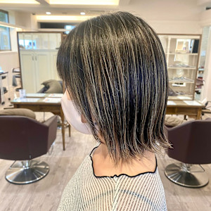 ハイライト×グレージュ