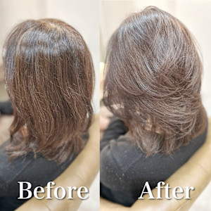 白髪ぼかし(レイヤー)白髪キレイにマイナス10歳