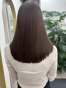  『ROW横浜』ダークトーン艶髪