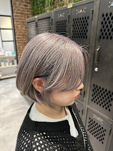 大人かわいいエギョモリ ミルクティーブラウン ひし形シルエッ