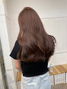 髪質改善トリートメント艶髪大人可愛いカカオベージュ