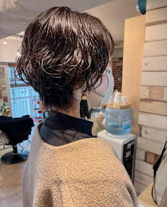 ニュアンスショートパーマ