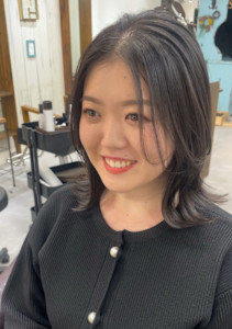 フェイスレイヤーで大人っぽヘア♪